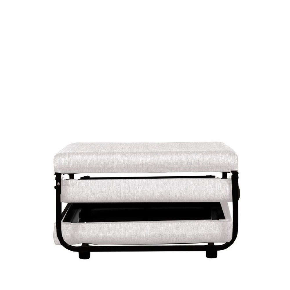 FOLD ΠΟΥΦ ΚΡΕΒΑΤΙ ΑΝΑΔΙΠΛΟΜΕΝΟ OFF WHITE 06-900 70x72x43