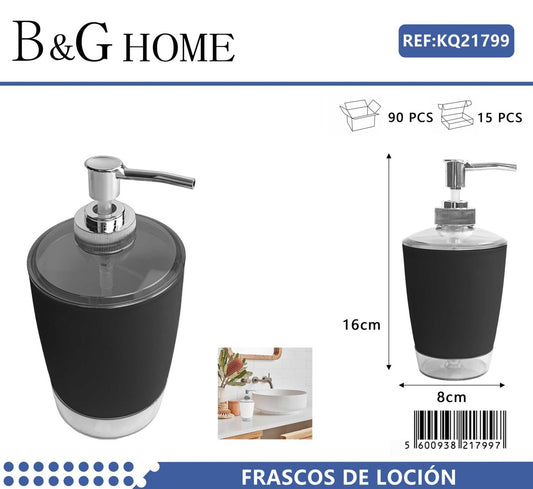 Θήκες κρεμοσάπουνου Dispenser πλαστικές – Σετ 5pcs – Black – 21799