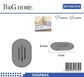 Σαπουνοθήκες μπάνιου πλαστικές – Σετ 9pcs – Grey – 21610