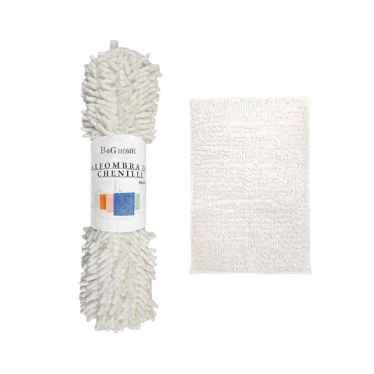 Πατάκι μπάνιου – M0829 – 50x80cm – White – 20880