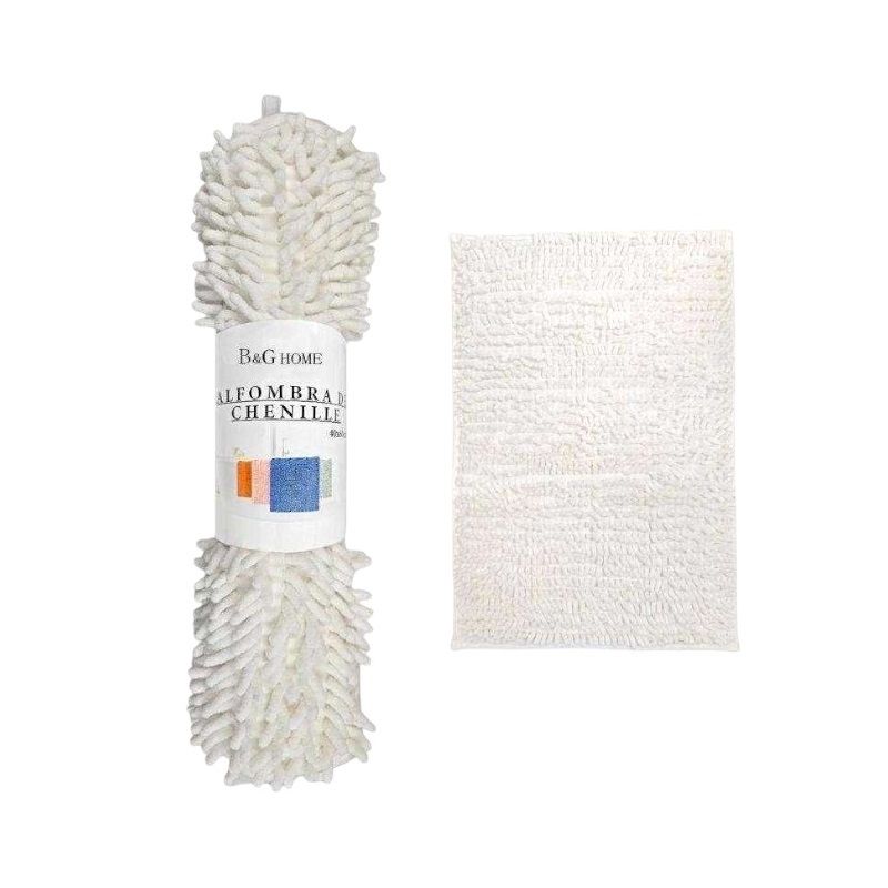 Πατάκι μπάνιου – M0829 – 40x60cm – White – 20872