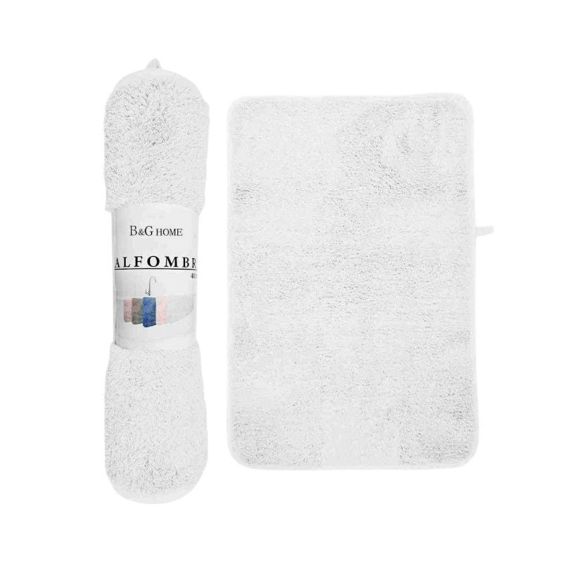 Πατάκι μπάνιου – M0829 – 40x60cm – White – 20964