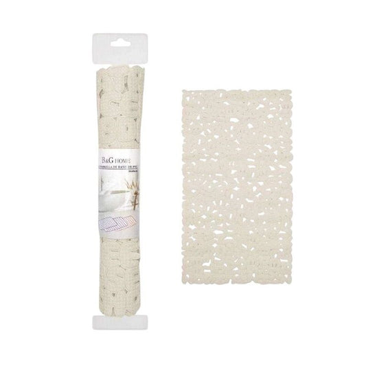 Αντιολισθητικό πατάκι μπάνιου – M0832 – 36x66cm – Beige – 21075