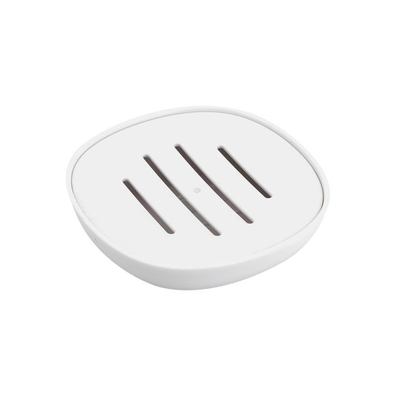 Σαπουνοθήκες μπάνιου πλαστικές – Σετ 9pcs – White – 21520