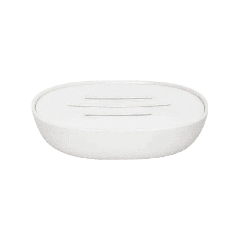 Σαπουνοθήκες μπάνιου πλαστικές – Σετ 9pcs – White – 21538