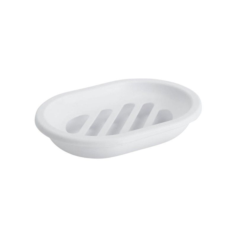 Σαπουνοθήκες μπάνιου πλαστικές – Σετ 9pcs – White – 21544