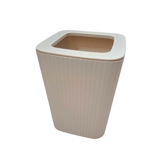 Κάδος απορριμμάτων μπάνιου πλαστικός – Beige – 21563