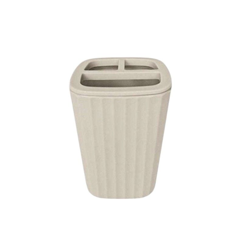 Θήκες οδοντόβουρτσας πλαστικές σε σετ 5Χ – Beige – 21566