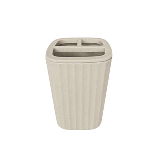 Θήκες οδοντόβουρτσας πλαστικές σε σετ 5Χ – Beige – 21566