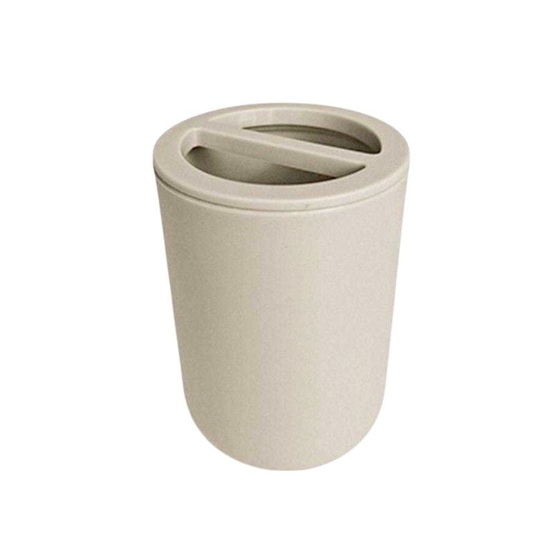 Θήκες οδοντόβουρτσας πλαστικές σε σετ 5Χ – Beige – 21572