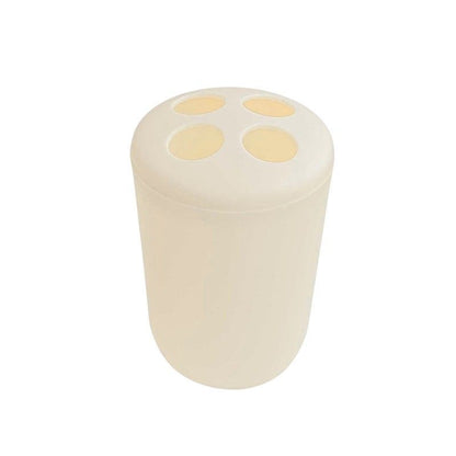 Θήκες οδοντόβουρτσας πλαστικές σε σετ 5Χ – Beige – 21578