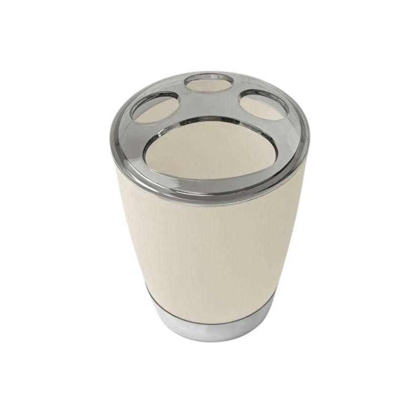 Θήκες οδοντόβουρτσας πλαστικές σε σετ 5Χ – Beige – 21584