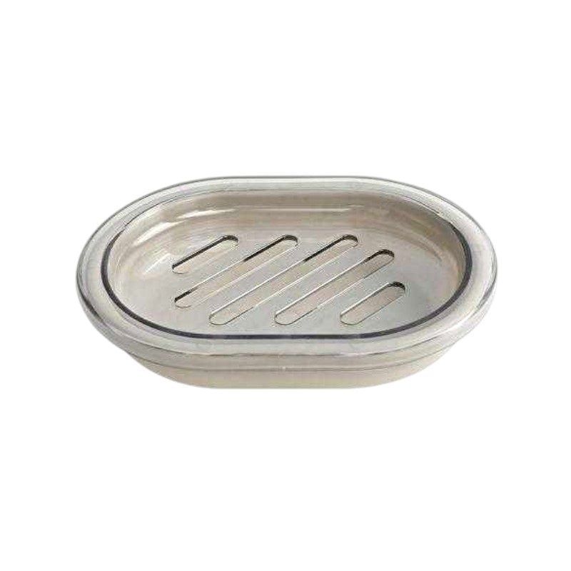 Σαπουνοθήκες μπάνιου πλαστικές – Σετ 9pcs – Beige – 21586