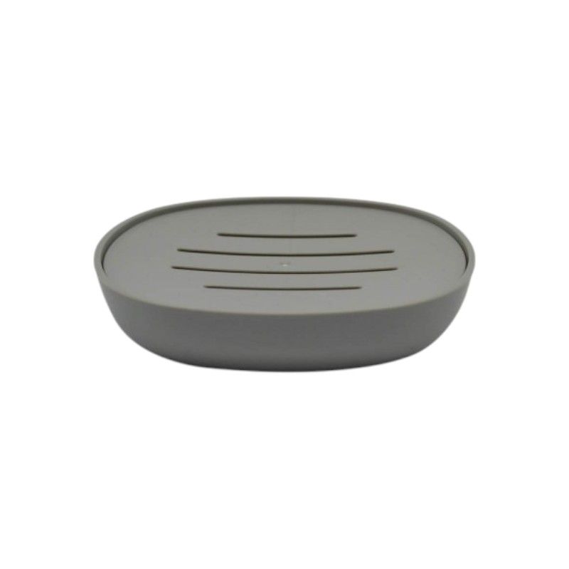 Σαπουνοθήκες μπάνιου πλαστικές – Σετ 9pcs – Grey – 21592