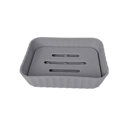 Σαπουνοθήκες μπάνιου πλαστικές – Σετ 9pcs – Grey – 21604