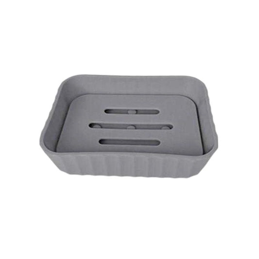 Σαπουνοθήκες μπάνιου πλαστικές – Σετ 9pcs – Grey – 21604