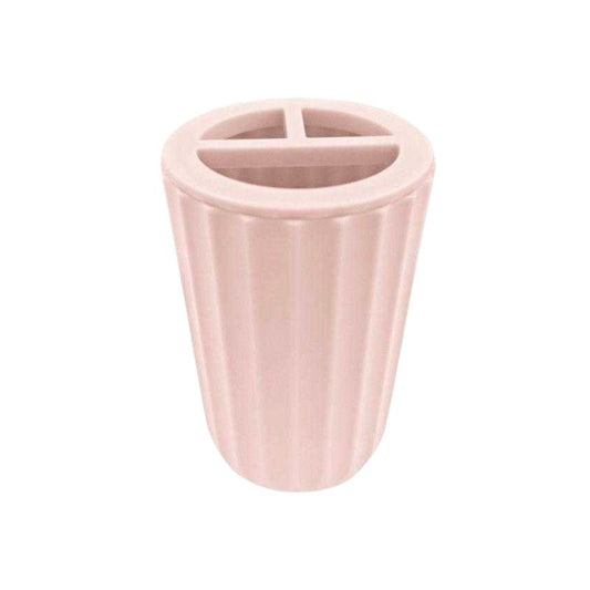 Θήκες οδοντόβουρτσας πλαστικές σε σετ 5Χ – Light Pink – 21632