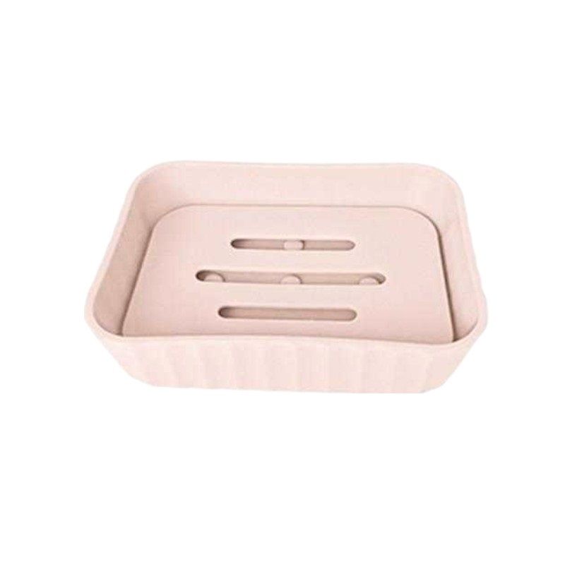Σαπουνοθήκες μπάνιου πλαστικές – Σετ 9pcs – Light Pink – 21640