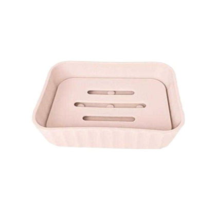 Σαπουνοθήκες μπάνιου πλαστικές – Σετ 9pcs – Light Pink – 21640