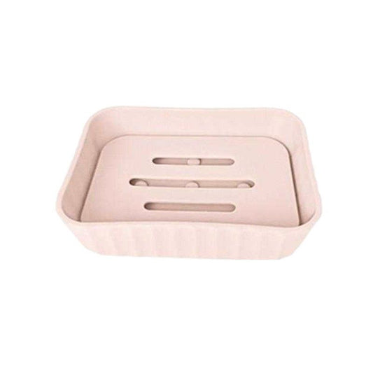 Σαπουνοθήκες μπάνιου πλαστικές – Σετ 9pcs – Light Pink – 21640
