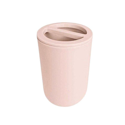 Θήκες οδοντόβουρτσας πλαστικές σε σετ 5Χ – Light Pink – 21644