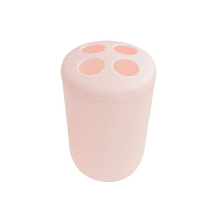 Θήκες οδοντόβουρτσας πλαστικές σε σετ 5Χ – Light Pink – 21650