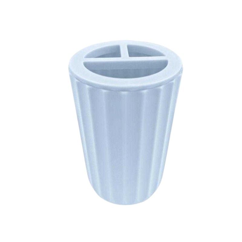 Θήκες οδοντόβουρτσας πλαστικές σε σετ 5Χ – Light Blue – 21668