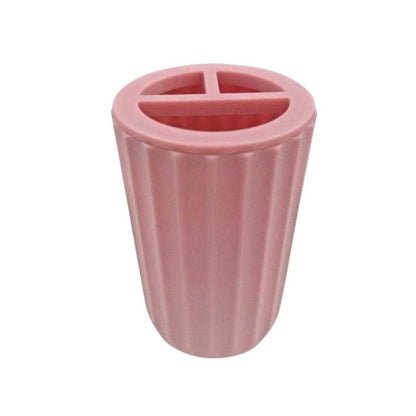 Θήκες οδοντόβουρτσας πλαστικές σε σετ 5Χ – Pink – 21740
