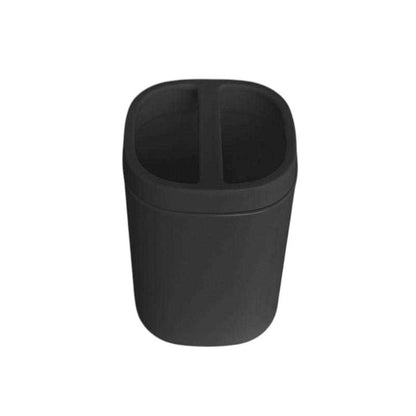 Θήκες οδοντόβουρτσας πλαστικές σε σετ 5Χ – Black – 21770