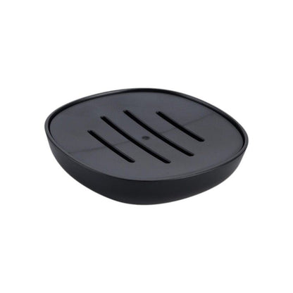 Σαπουνοθήκες μπάνιου πλαστικές – Σετ 9pcs – Black – 21772