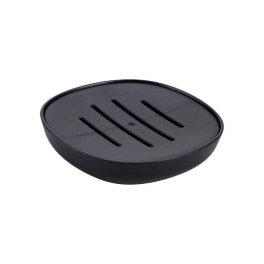 Σαπουνοθήκες μπάνιου πλαστικές – Σετ 9pcs – Black – 21772