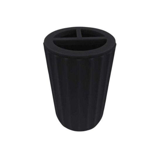 Θήκες οδοντόβουρτσας πλαστικές σε σετ 5Χ – Black – 21776