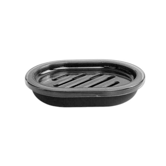 Σαπουνοθήκες μπάνιου πλαστικές – Σετ 9pcs – Black – 21802