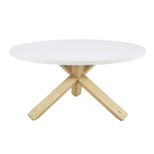 TERRAZZO ΤΡΑΠΕΖΙ TERRAZZO 150x150xH76,3cm