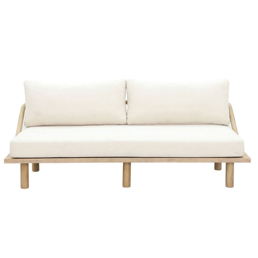 SIESTA ΚΑΝΑΠΕΣ ΚΡΕΒΑΤΙ ΦΥΣΙΚΟ CREAM 180x80x59