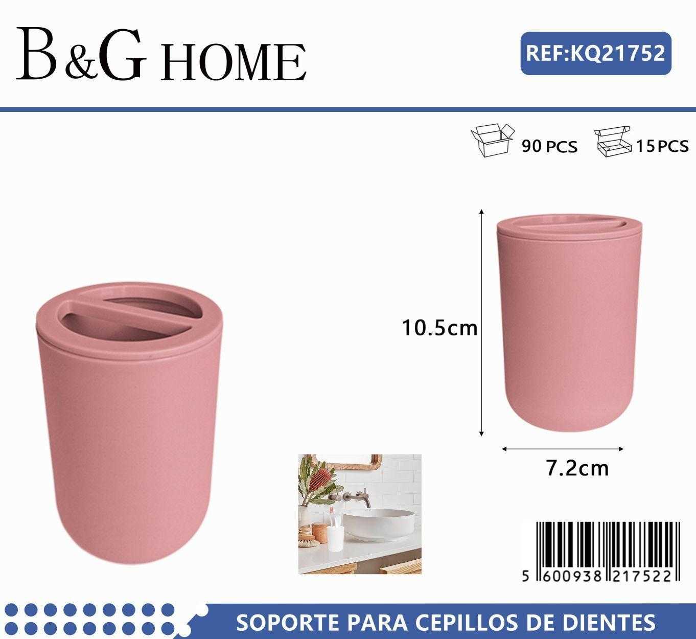Θήκες οδοντόβουρτσας πλαστικές σε σετ 5Χ – Pink – 21752