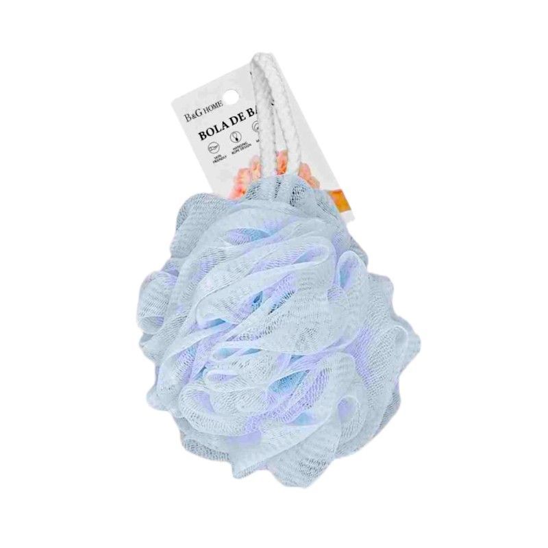 Σφουγγάρια μπάνιου δίχτυ σε σετ 5Χ – Light Blue – 24967