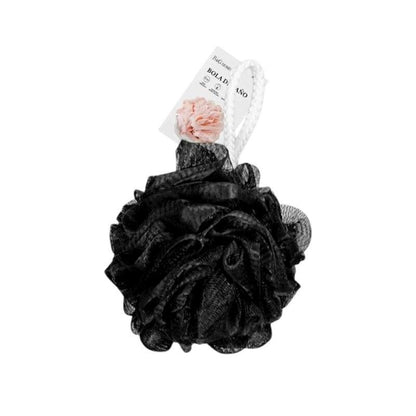 Σφουγγάρια μπάνιου δίχτυ σε σετ 5Χ – Black – 24973