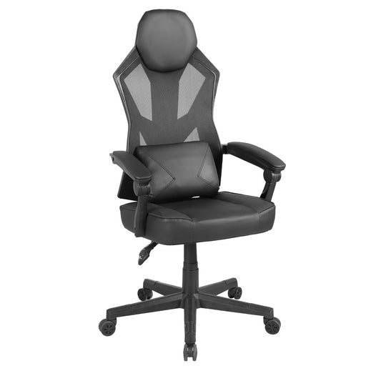 FUSION ΚΑΡΕΚΛΑ GAMING ΓΡΑΦΕΙΟΥ ΜΑΥΡΟ 50x74xH137cm