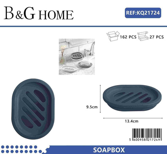 Σαπουνοθήκες μπάνιου πλαστικές – Σετ 9pcs – Blue – 21724