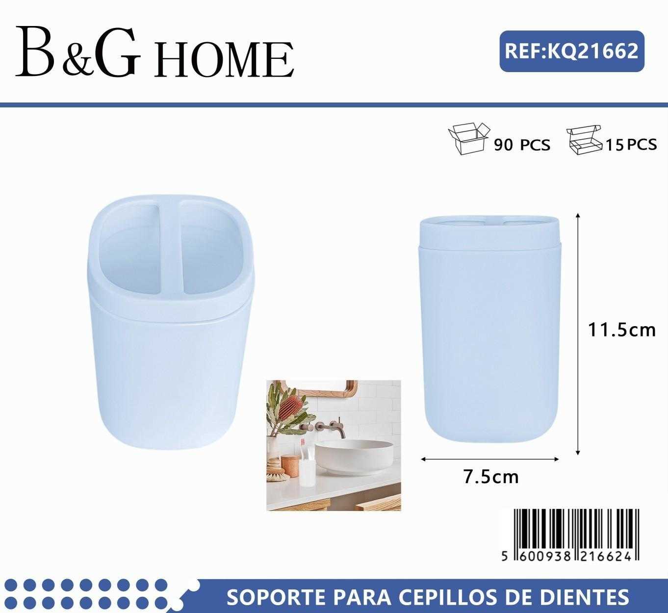 Θήκες οδοντόβουρτσας πλαστικές σε σετ 5Χ – Light Blue – 21662