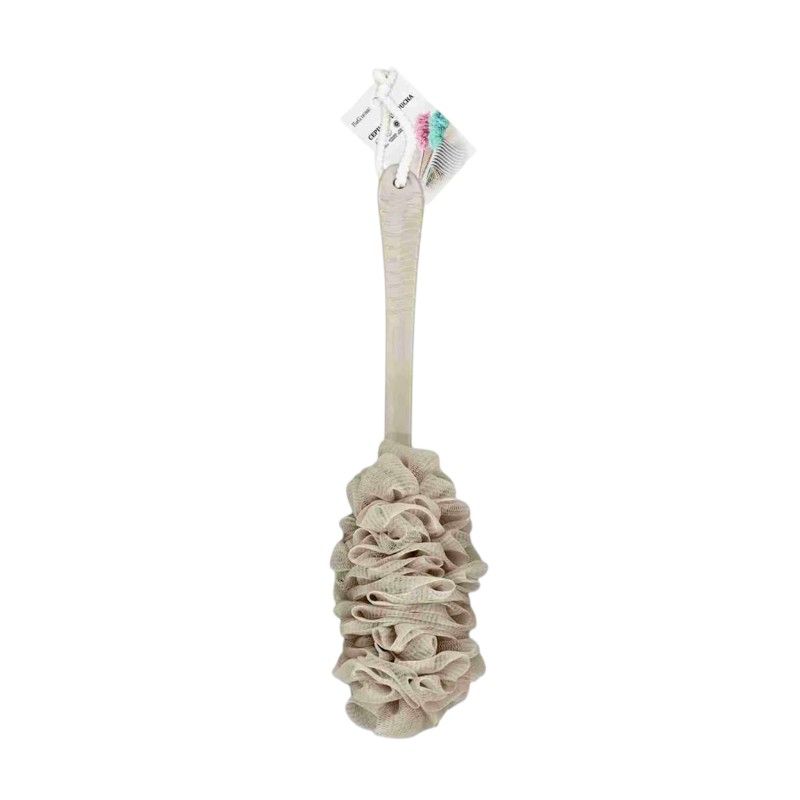 Σφουγγάρια μπάνιου δίχτυ σε σετ 6Χ – Beige – 26184