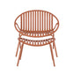 NADIN ΠΟΛΥΘΡΟΝΑ SET 2ΤΕΜ TERRACOTTA 79,5x70xH74cm
