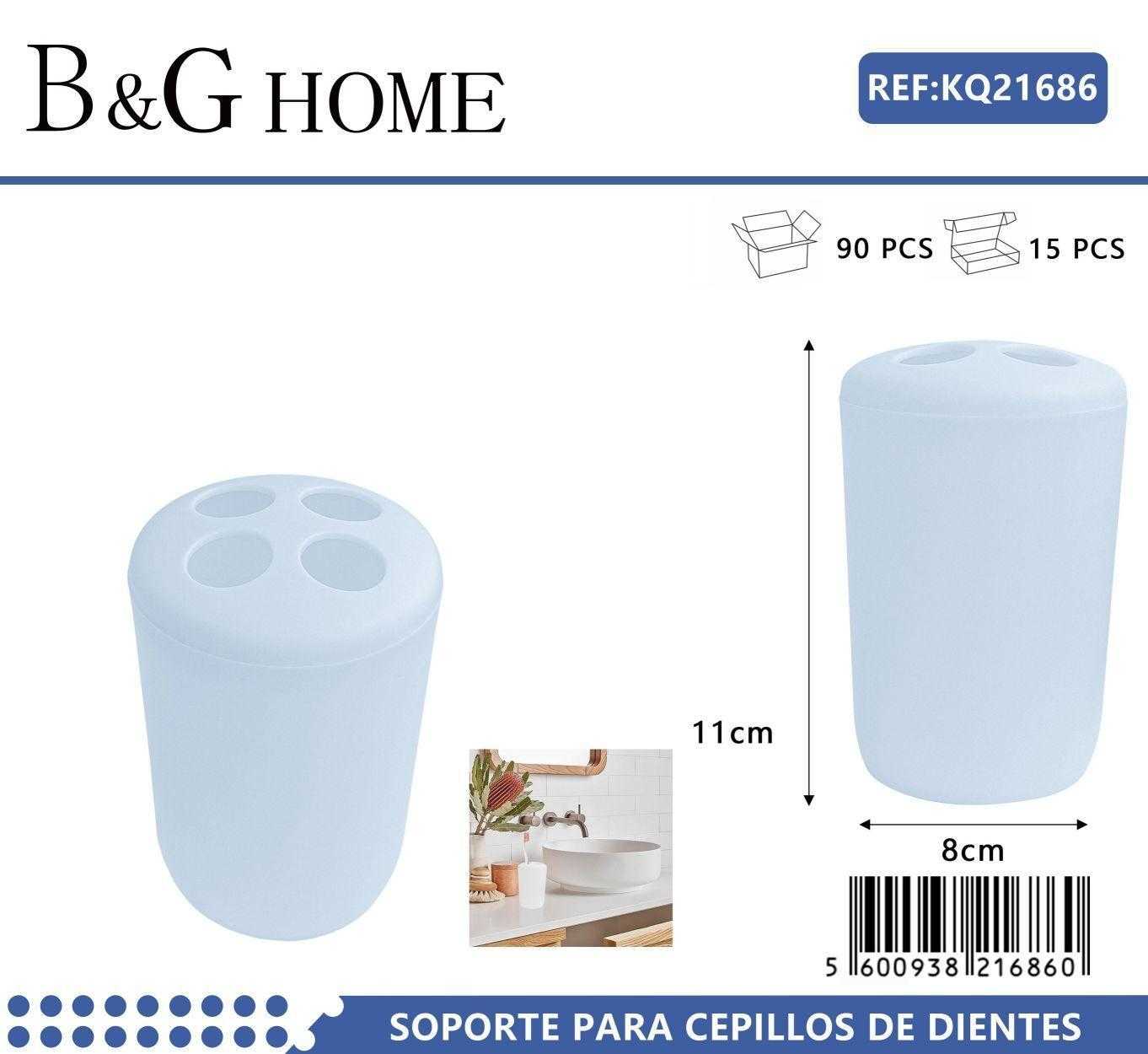 Θήκες οδοντόβουρτσας πλαστικές σε σετ 5Χ – Light Blue – 21686
