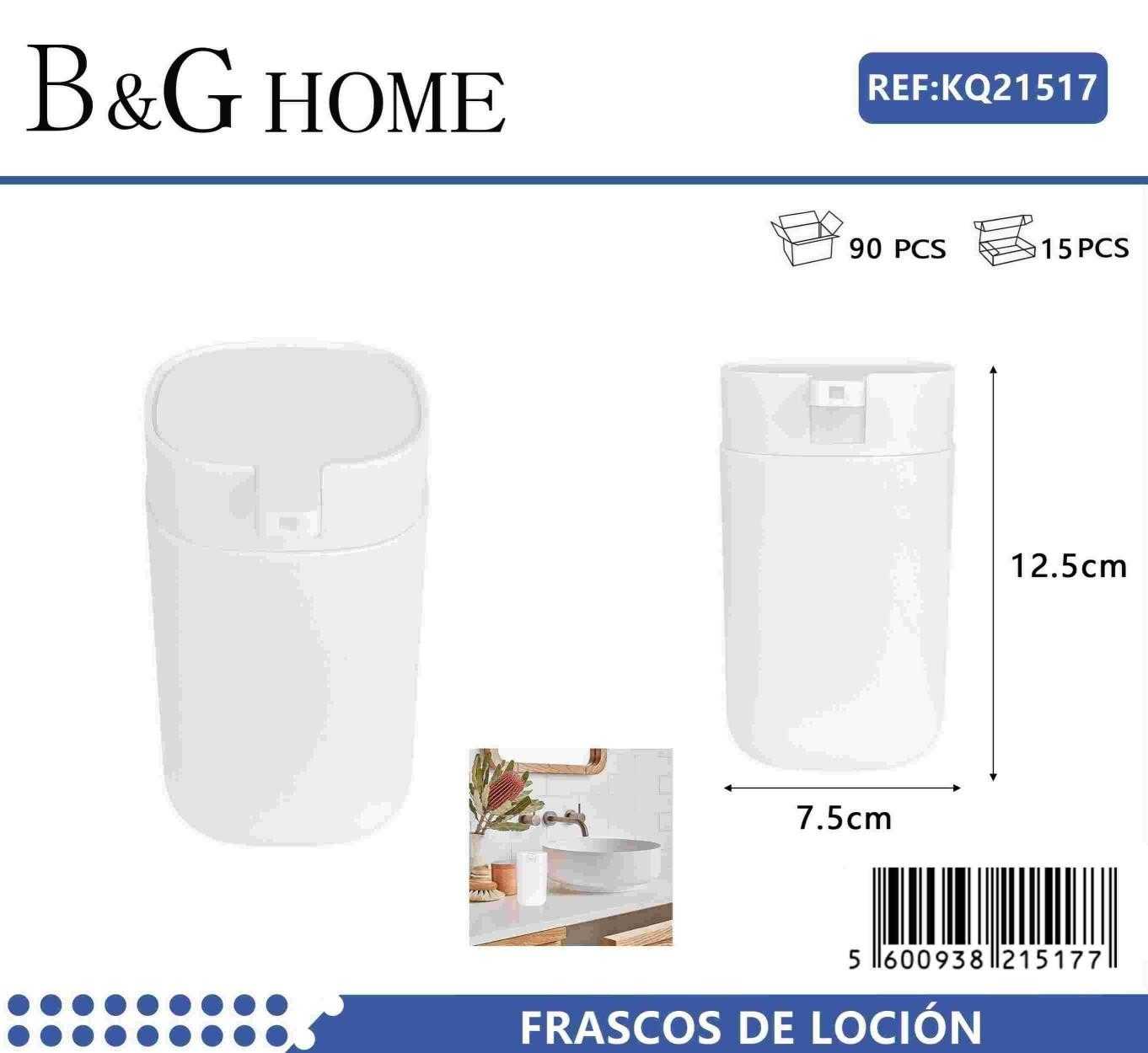 Θήκες κρεμοσάπουνου Dispenser πλαστικές – Σετ 5pcs – White – 21517