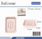 Σαπουνοθήκες μπάνιου πλαστικές – Σετ 9pcs – Light Pink – 21640