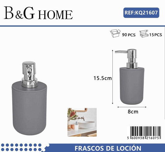 Θήκες κρεμοσάπουνου Dispenser πλαστικές – Σετ 5pcs – Grey – 21607