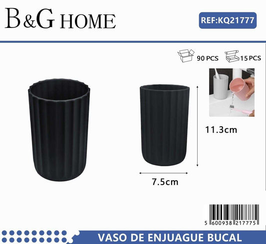 Θήκες οδοντόβουρτσας πλαστικές σε σετ 5Χ – Black – 21777