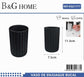 Θήκες οδοντόβουρτσας πλαστικές σε σετ 5Χ – Black – 21777