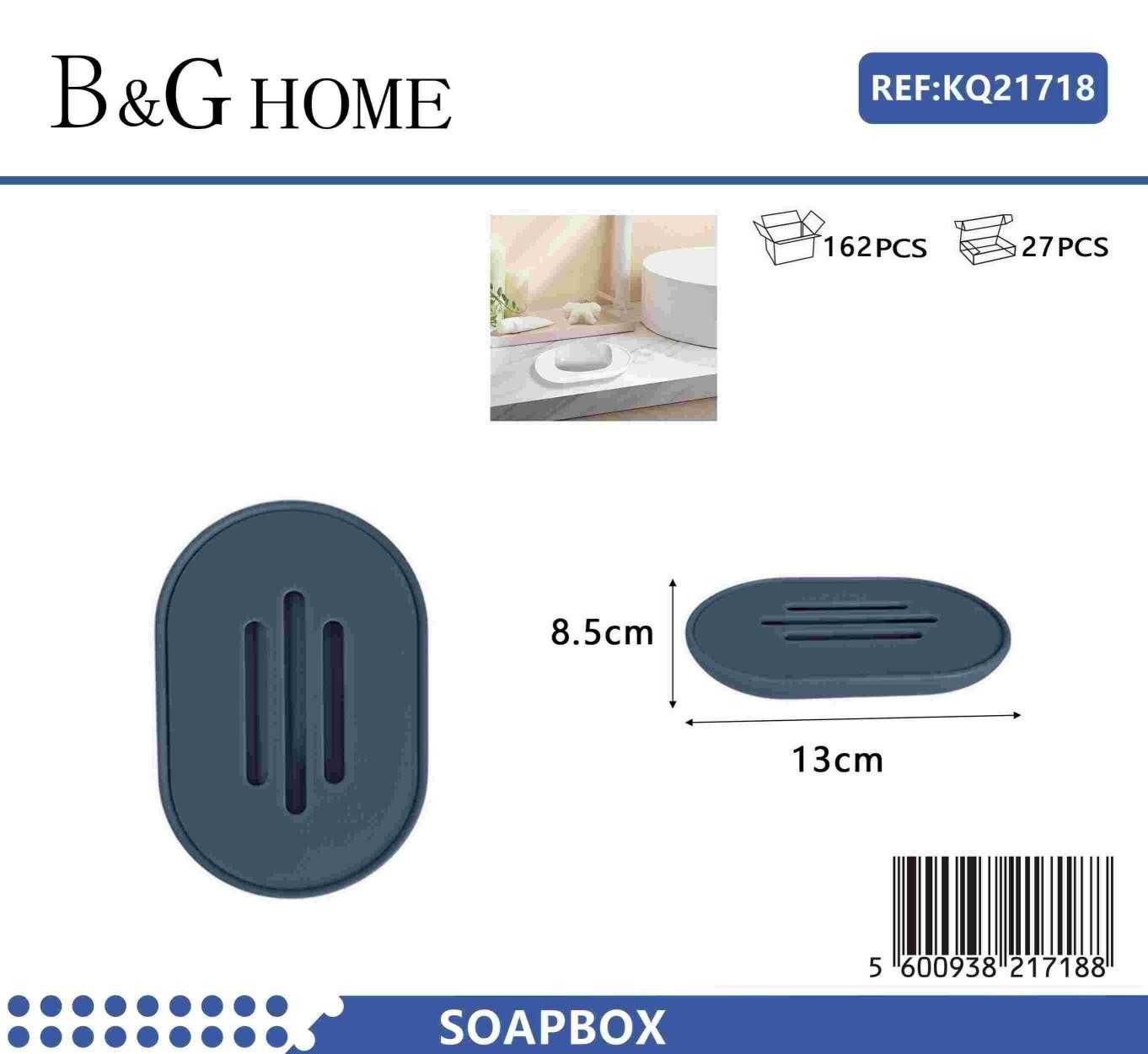Σαπουνοθήκες μπάνιου πλαστικές – Σετ 5pcs – Blue – 21718